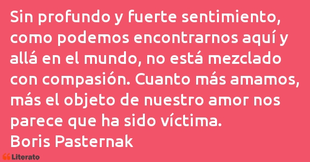 Frases de Boris Pasternak