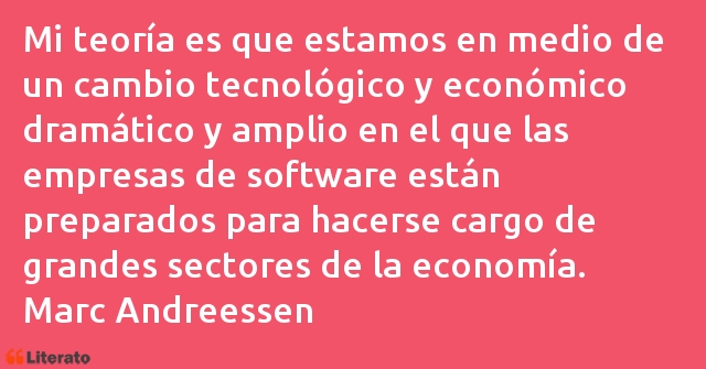 Frases de Marc Andreessen