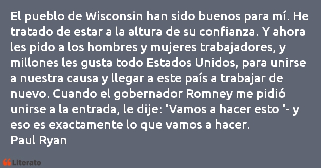 Frases de Paul Ryan