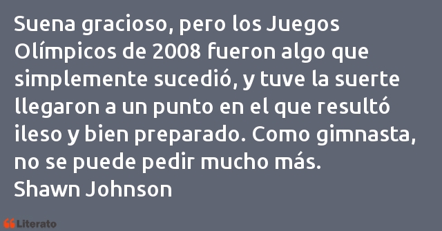 Frases de Shawn Johnson