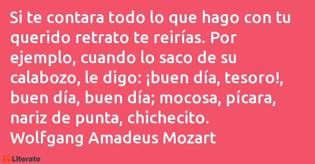 Frases de Wolfgang Amadeus Mozart