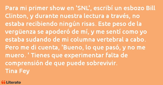 Frases de Tina Fey