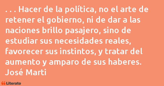 Frases de José Martí