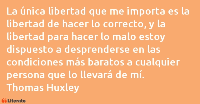 Frases de Thomas Huxley