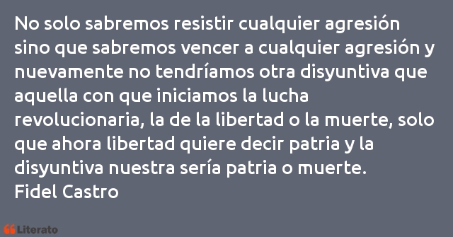 Frases de Fidel Castro