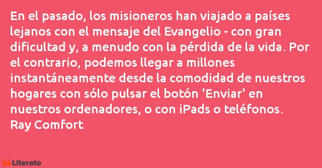 Frases de Ray Comfort