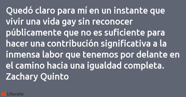 Frases de Zachary Quinto