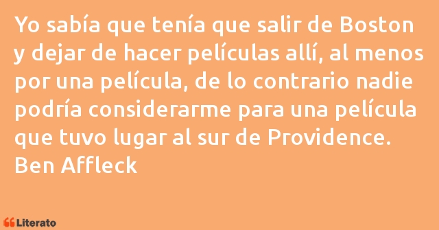 Frases de Ben Affleck