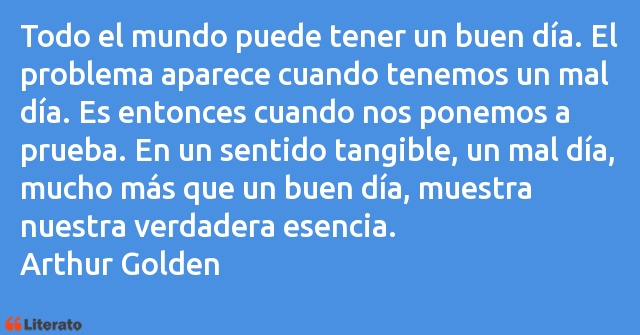 Frases de Arthur Golden