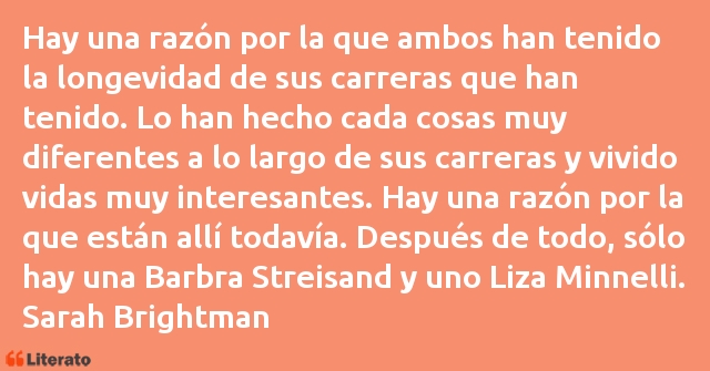 Frases de Sarah Brightman