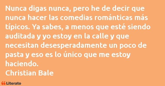 Frases de Christian Bale