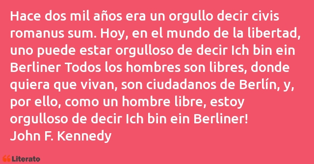 Frases de John F. Kennedy