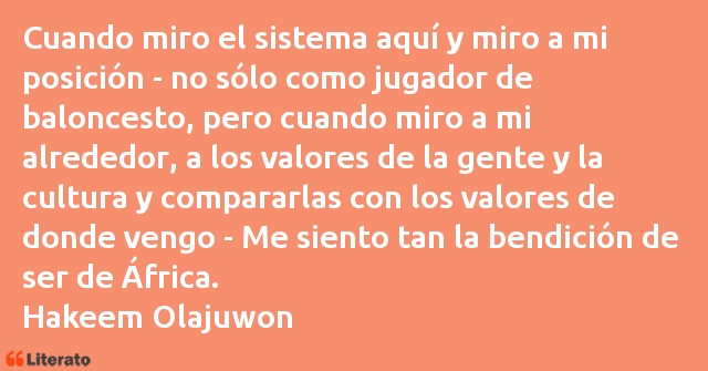 Frases de Hakeem Olajuwon