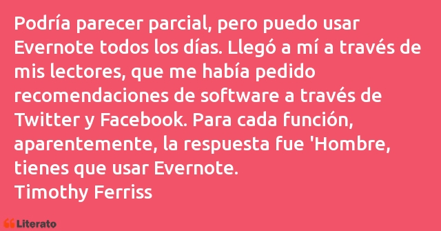 Frases de Timothy Ferriss