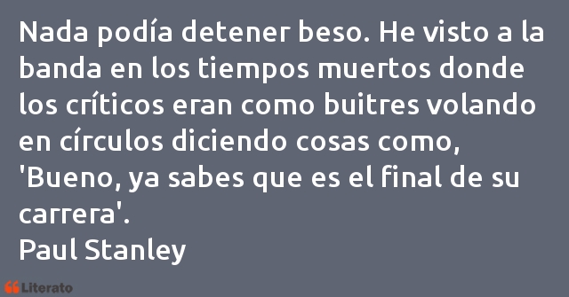 Frases de Paul Stanley
