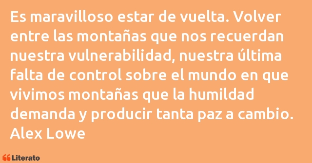 Frases de Alex Lowe