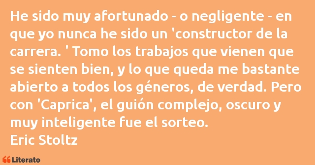 Frases de Eric Stoltz