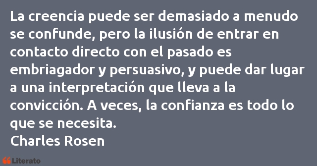 Frases de Charles Rosen