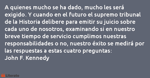 Frases de John F. Kennedy