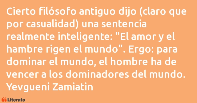 Frases de Yevgueni Zamiatin