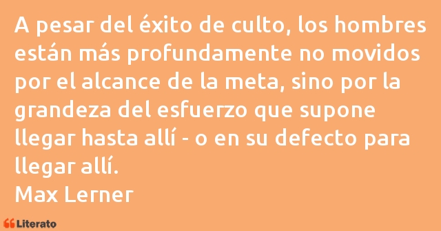 Frases de Max Lerner