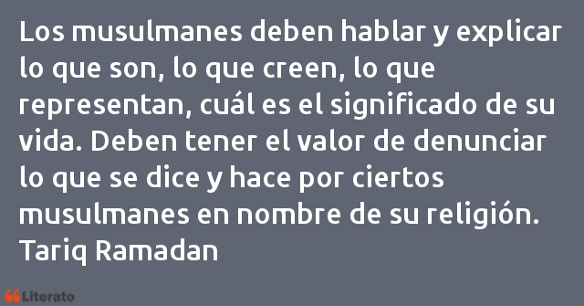 Frases de Tariq Ramadan