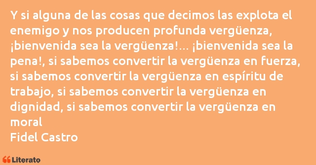 Frases de Fidel Castro