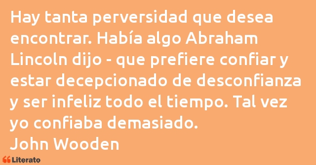 Frases de John Wooden