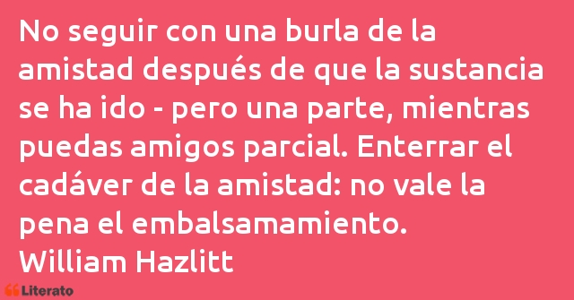 Frases de William Hazlitt