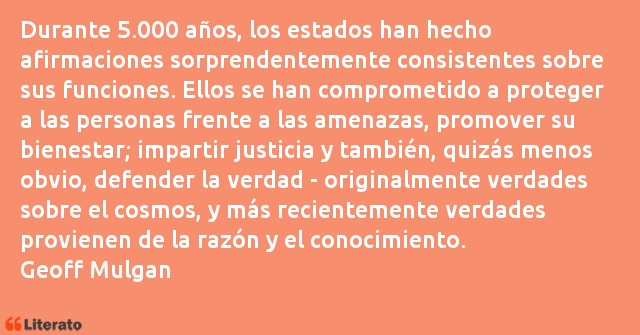 Frases de Geoff Mulgan