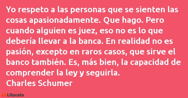 Frases de Charles Schumer