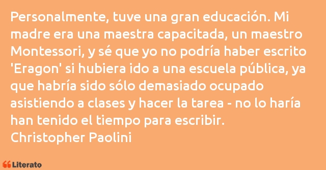 Frases de Christopher Paolini