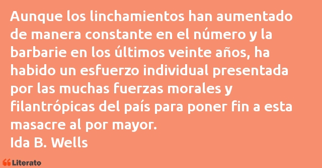 Frases de Ida B. Wells
