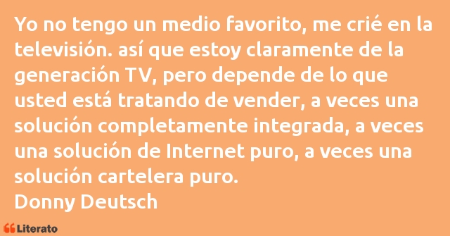 Frases de Donny Deutsch