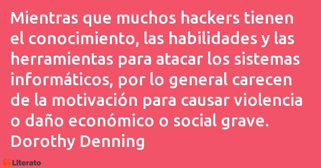 Frases de Dorothy Denning