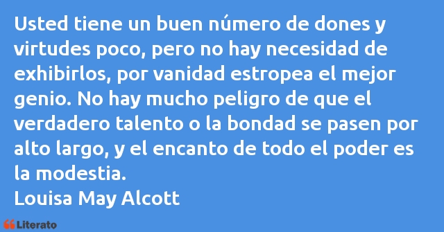 Frases de Louisa May Alcott