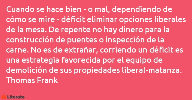 Frases de Thomas Frank