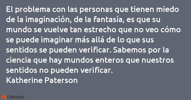 Frases de Katherine Paterson