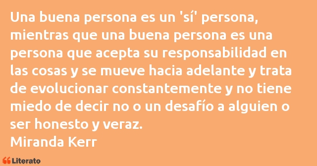 Frases de Miranda Kerr