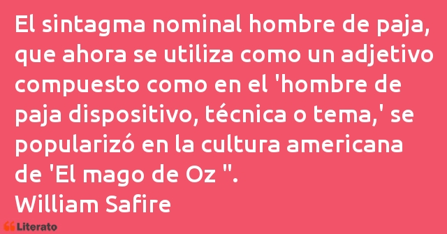 Frases de William Safire