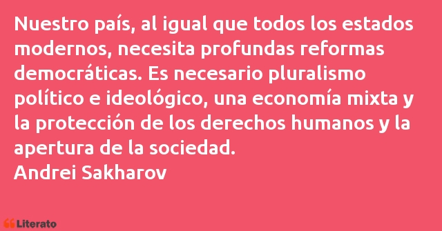 Frases de Andrei Sakharov