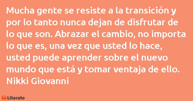 Frases de Nikki Giovanni