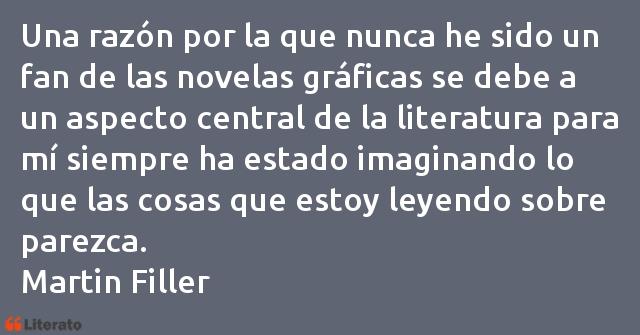 Frases de Martin Filler