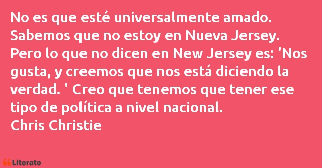 Frases de Chris Christie