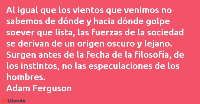 Frases de Adam Ferguson