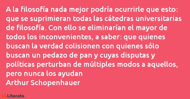 Frases de Arthur Schopenhauer