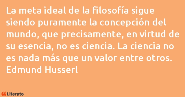 Frases de Edmund Husserl