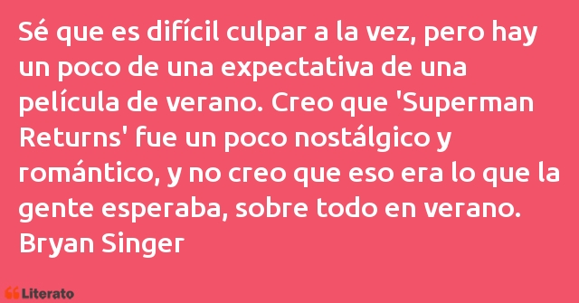 Frases de Bryan Singer