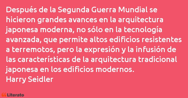 Frases de Harry Seidler