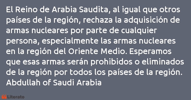 Frases de Abdullah of Saudi Arabia